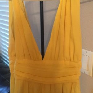 Beautiful Sunny Yellow Grecian Maxi Gown
